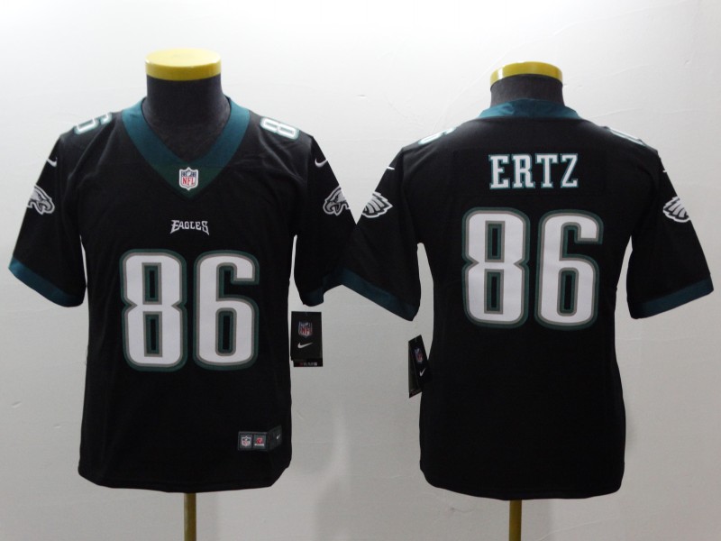 Youth Philadelphia Eagles #86 Ertz black Nike NFL jerseys->youth nfl jersey->Youth Jersey